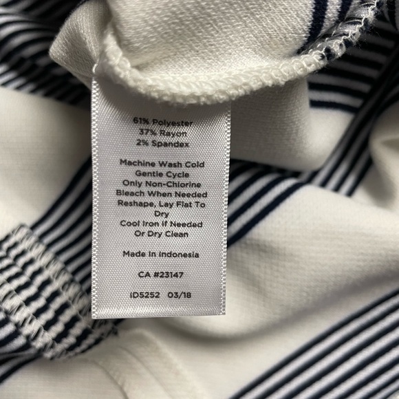 Talbots Ottoman Shift Dress in Navy, Size 16, Nautical Casual Spring Summer - Picture 8 of 8